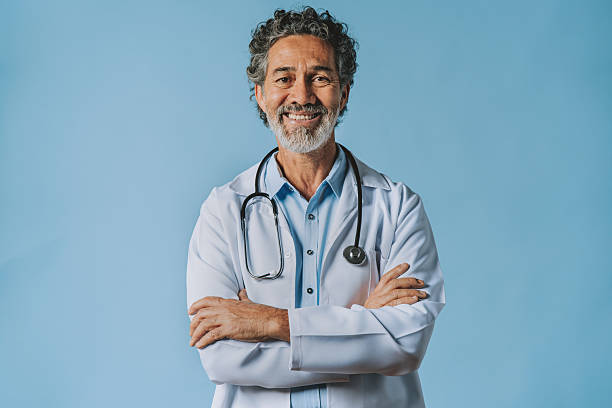 istock Senior male doctor looking at camera 2238958490