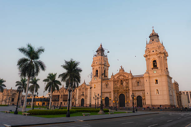 istock Sunset on Plaza de Armas in Lima, Peru 2238958604