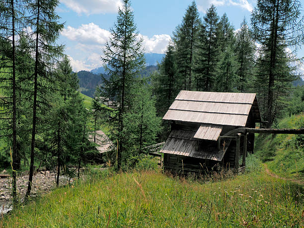Val badia Dolomites mountains Italy panorama Landscape