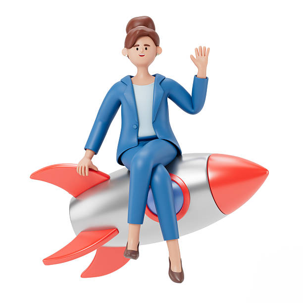 istock Career advancement, professional growth, fast track to success 2238959976