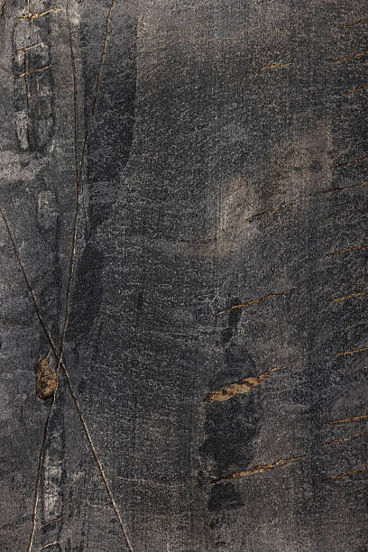 A close-up shot of a rugged, dark stone wall showing deep texture, cracks, and weathered tones. Ideal as a grunge background, architectural texture, or backdrop for design projects requiring a moody, industrial feel.