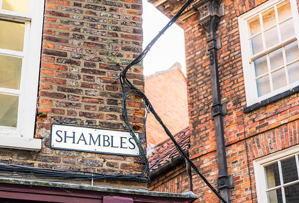 istock Shambles sign in York, England 2238975501