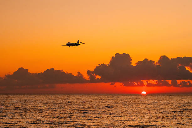 Plane in the sky