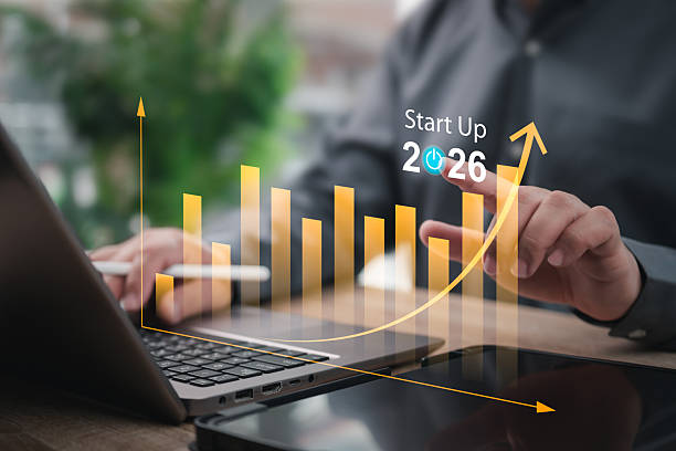 istock Business Start Up 2026 Concept,Businessman Presenting Growth Graph, Startup Planning,Future Goals,Corporate Development, Financial Strategy,Market Forecast,Entrepreneurship,Innovation, Business Growth 2238979457