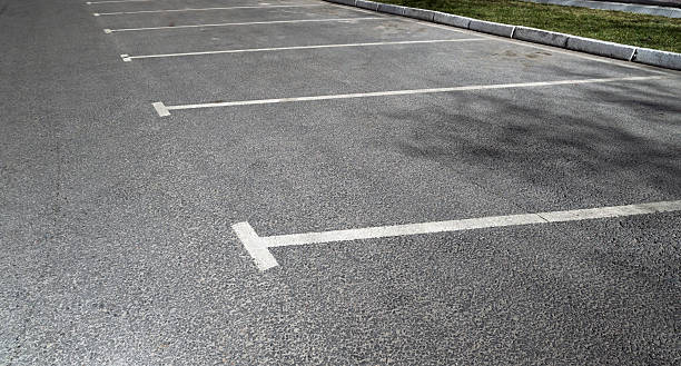 istock Road markings for parking spaces 2238980571