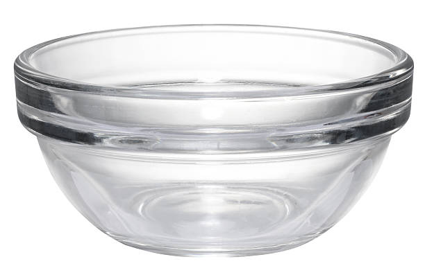 istock A clear, empty glass bowl with a thick bottom and slightly rounded edges, isolated background 2238986134