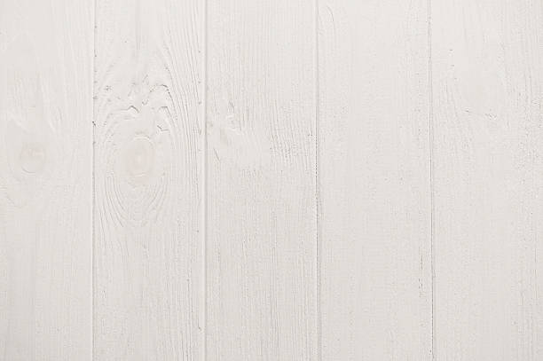istock Close up view of white painted wooden planks creating a rustic and textured projects design for ideal background, 2238989711