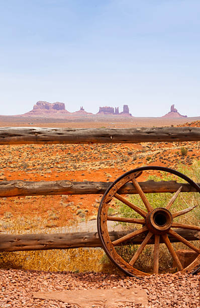 USA Arizona/Utah border, Monument Valley, Navajo Tribal Park.