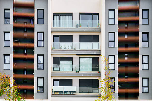 istock Modern residential building facade 2238999102