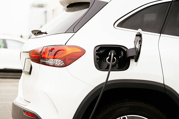 istock Electric car being charged 2238999143