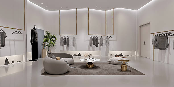istock 360 degree view cloth shop, fastion store interior 2239005814