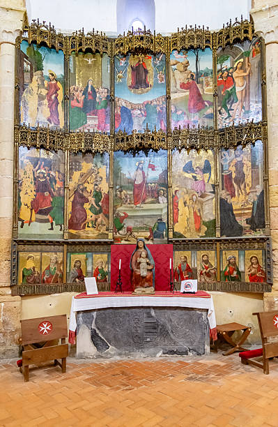 istock Ancient Templar church in Segovia, Spain 2239008025