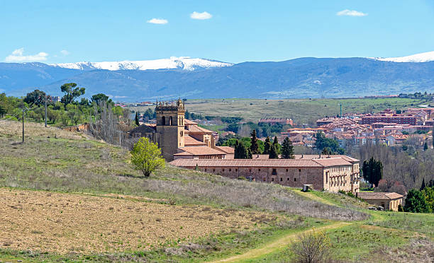 istock Historic Convent and Snowy Mountain Vista 2239008075