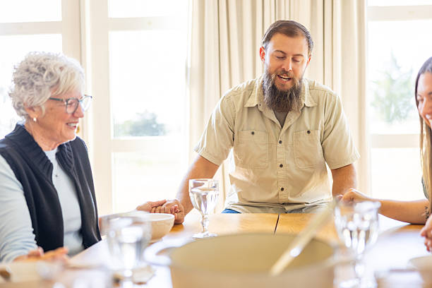 istock Multigenerational young family time sharing a meal 2239012598