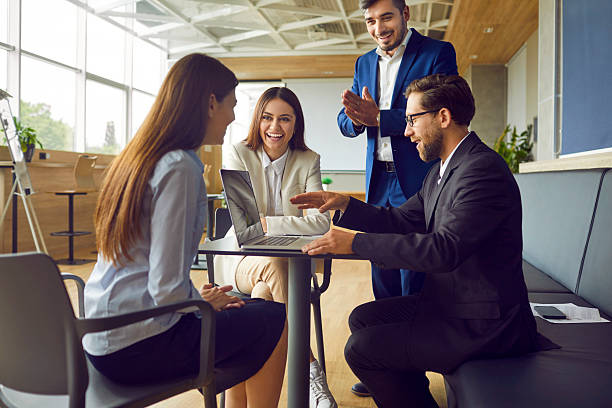 istock Business people diverse group, high performance team office interaction, organization 2239043931
