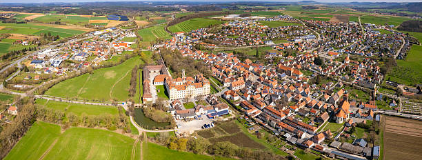 istock Aerial view around the city Ellingen 2239044874