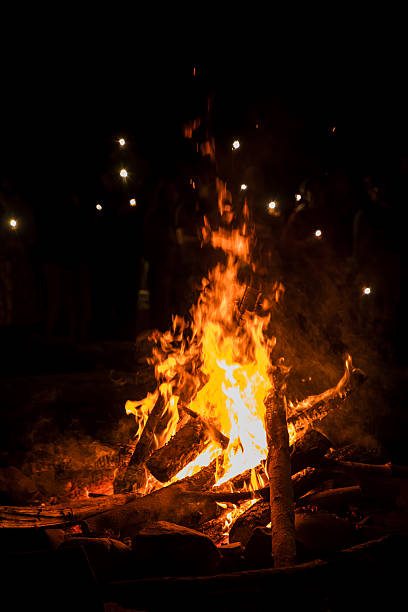 istock Bonfire at night, Lurigancho District - Lima 2239045123