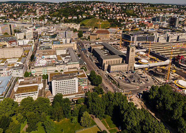 istock Aerial  view around downtown Stuttgart 2239049589