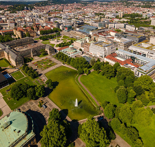 istock Aerial  view around downtown Stuttgart 2239049597