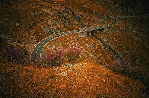 Highway leading into the mountains
