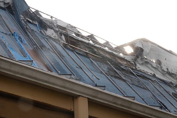 istock Roof damage left over from a Hurricane 2239054104