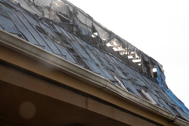 istock Roof damage left over from a Hurricane 2239054108