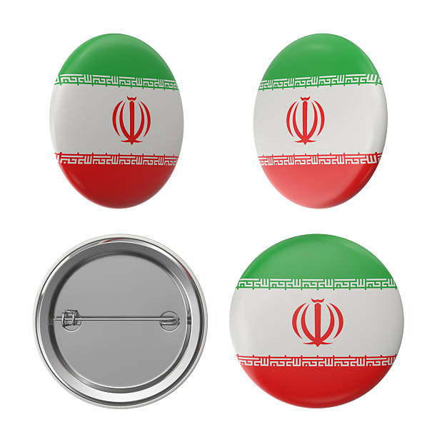 istock Iranian flag badges patriotic button collection 2239057104