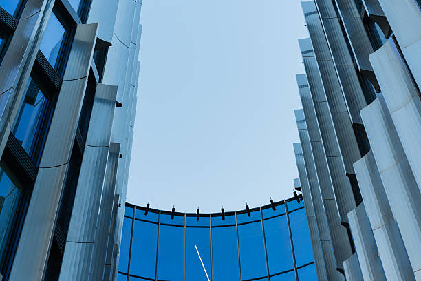 istock Modern Glass and Steel Building Facade Upward 2239059043