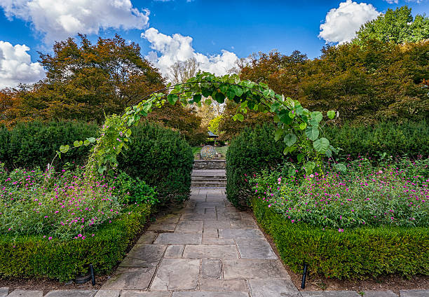 istock Walkway to a Gazeba in a park 2239069825