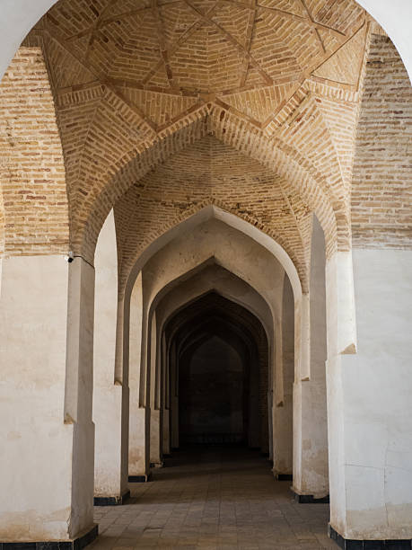 istock A series of arch-shaped architectural structures inside the mosque 2239074960