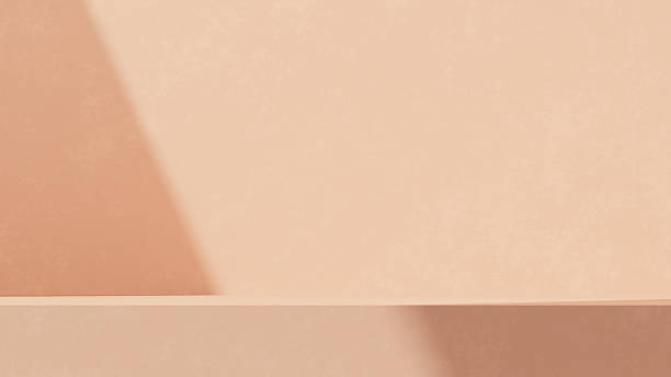 istock Soft Peach Background with Natural Light and Shadow 2239095350