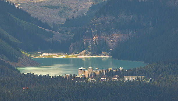 istock Lakeside Hotel among Pines 2239096111