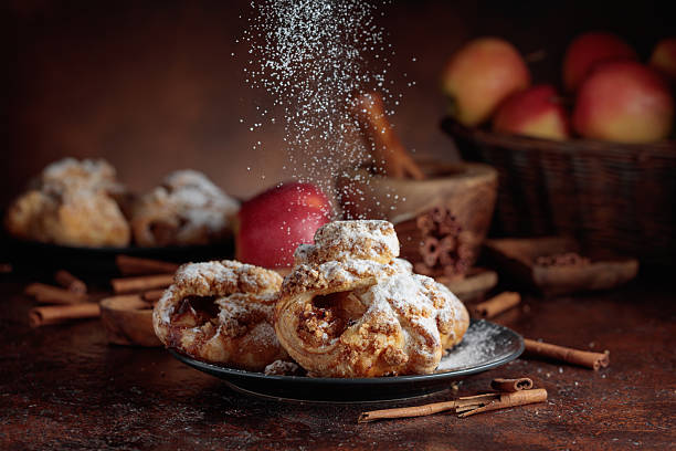 istock Homemade mini apple strudels with apples and cinnamon. 2239111503