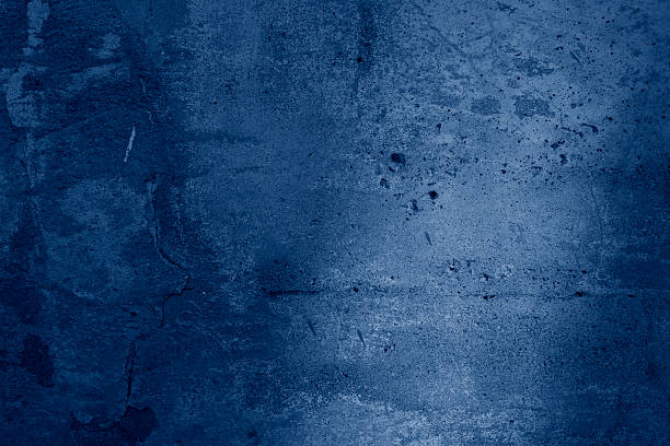 istock Deep blue grunge texture with cloudy details and a rough painted surface. 2239113255