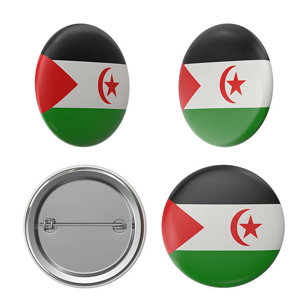 istock Western Sahara Flag Badges Patriotic Button Pins 2239121051