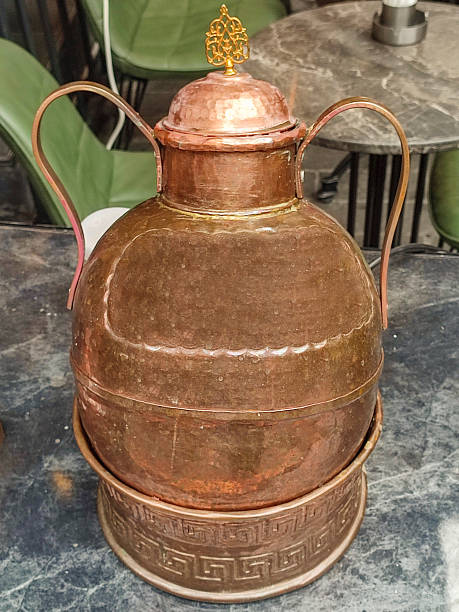historical copper handmade boiler in istanbul turkey