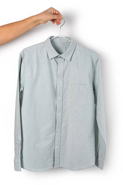 istock New male shirt on white background 2239122917