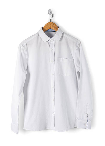 istock New male shirt on white background 2239122924