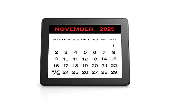 November 2025 Calendar on Tablet