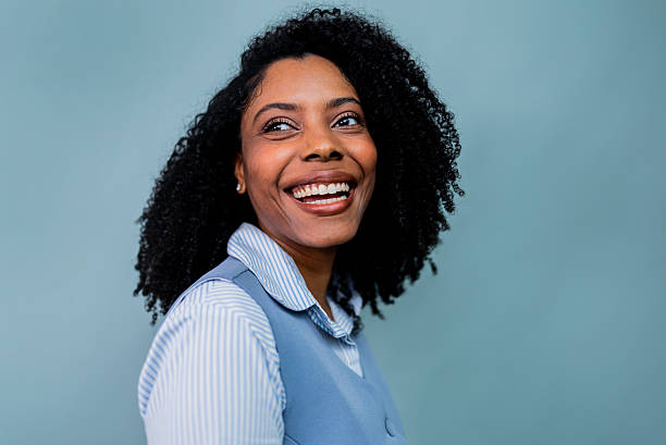 istock Confident smiling businesswoman in studio shot 2239131329