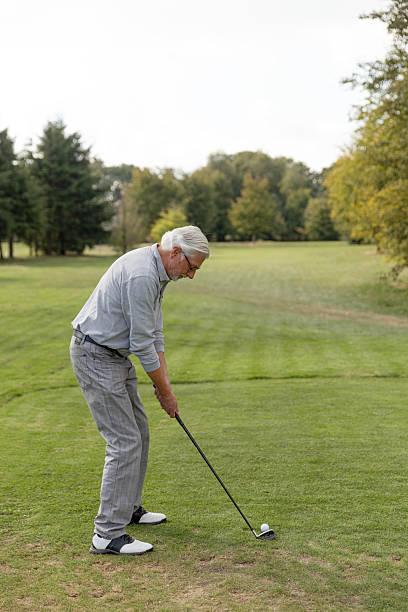 istock Senior retired man playing golf in Europe 2239135907