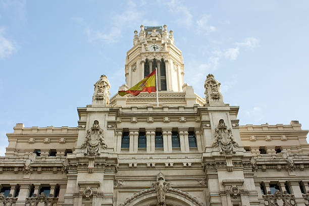 Downtown Streets and highlights of Toledo and Madrid, Spain, real Alcázar of Toledo, outside details of cathedral of Toledo, buildings and highlights of Madrid Spain, gran via iconic buildings and architecture features of Toledo and Madrid
