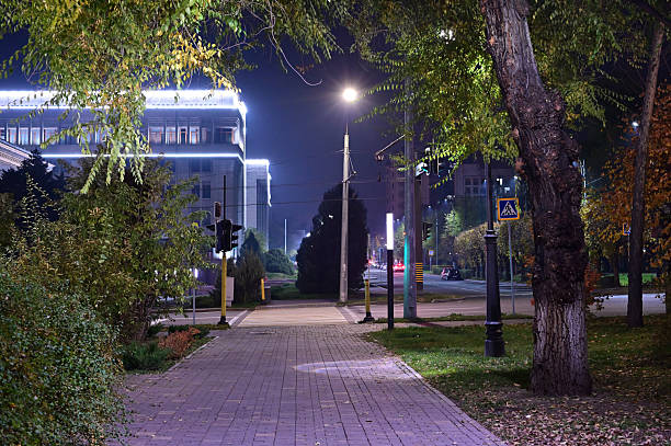Urban night outdoor