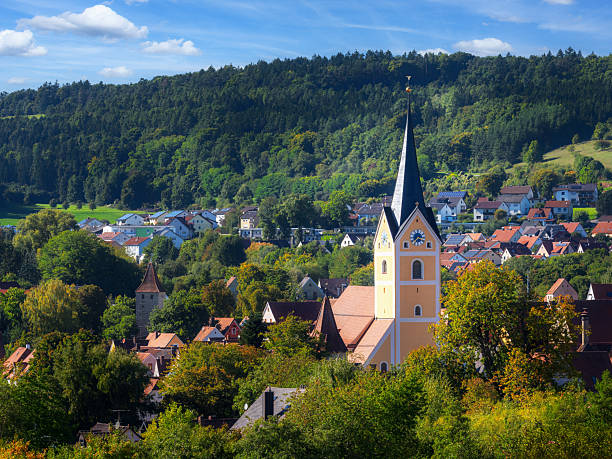istock View over the city Berching 2239179239