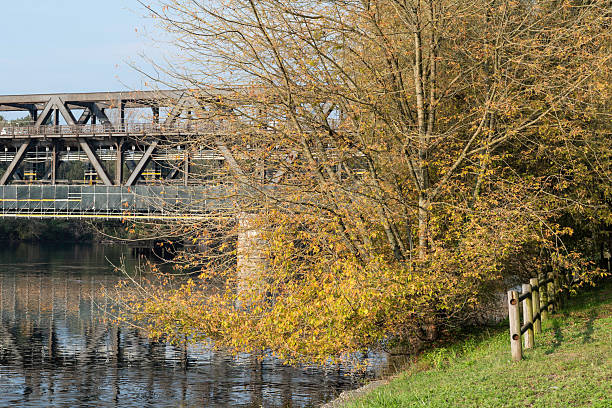 istock Old bridge in Sesto Calende - Maggiore Lake 2239181058