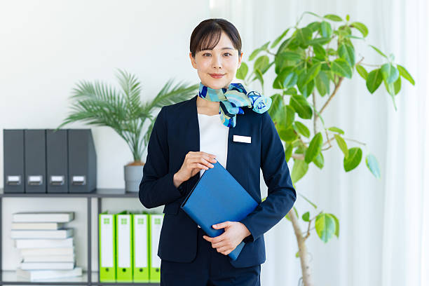 istock business woman at reception 2239188249