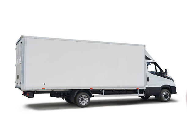 istock White Delivery Truck 2239203398