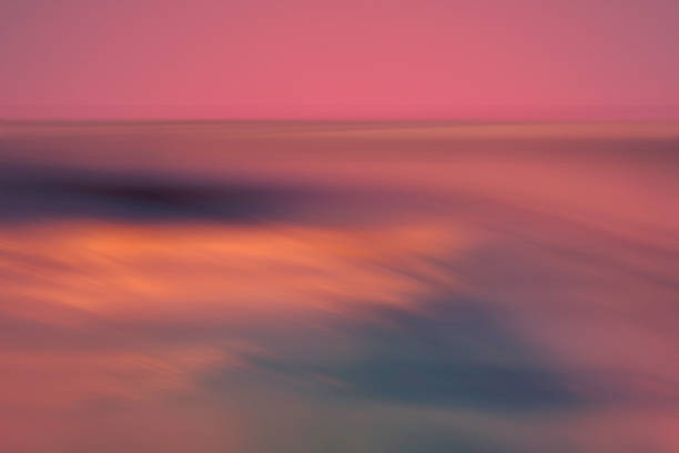 istock Abstract gradient blur overlay seascape background in pink color 2239215724