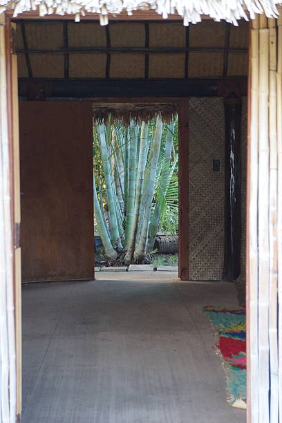 Traditional Hawaiian doorway architecture