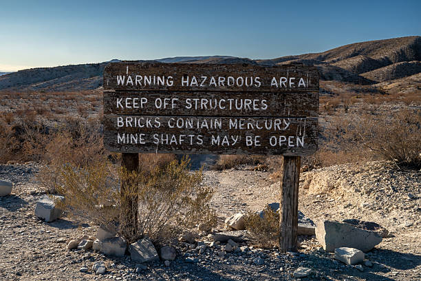 istock Warning Sign At Mariscal Mine In Big Bend 2239256134